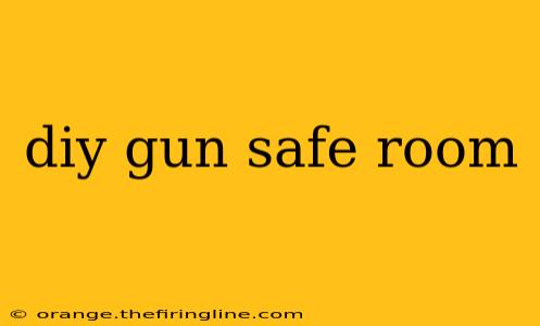 diy gun safe room