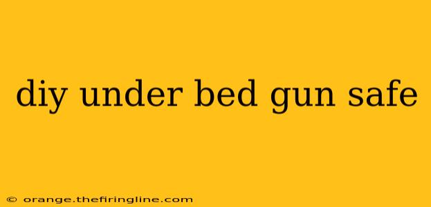 diy under bed gun safe