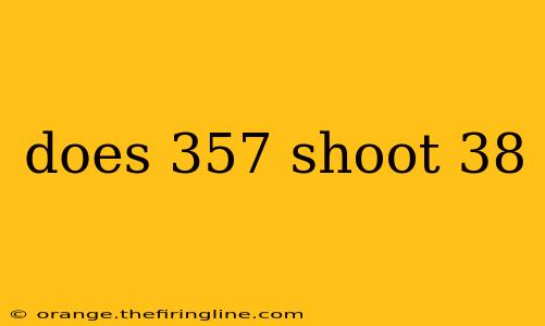 does 357 shoot 38