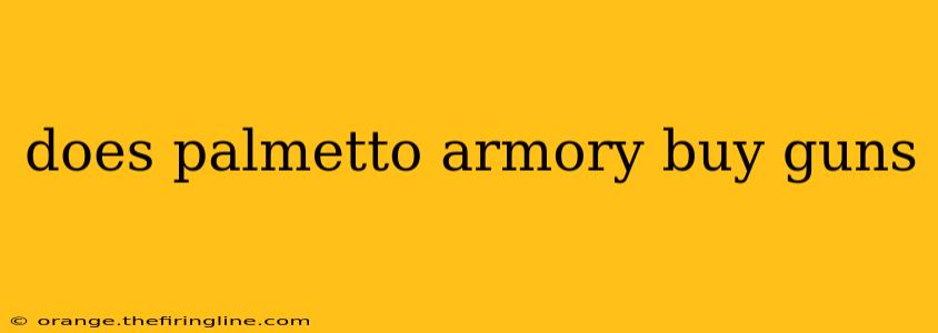 does palmetto armory buy guns