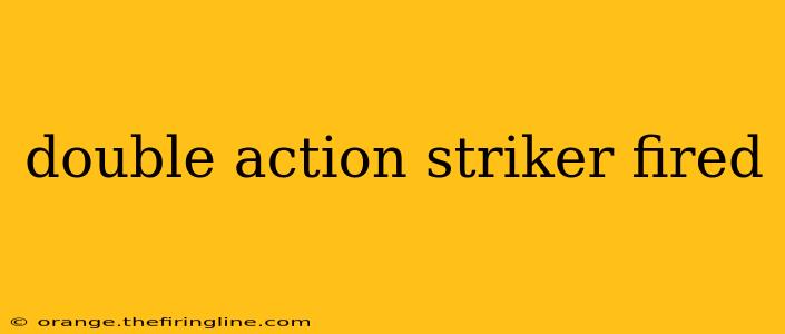 double action striker fired