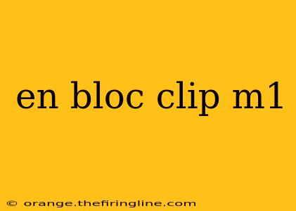 en bloc clip m1