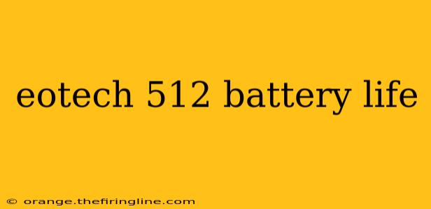 eotech 512 battery life