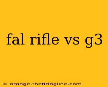 fal rifle vs g3