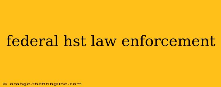 federal hst law enforcement