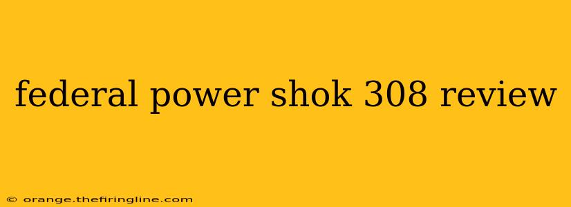 federal power shok 308 review