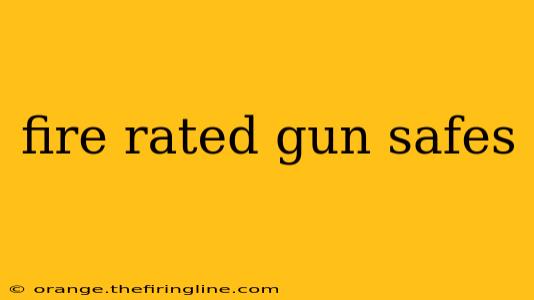 fire rated gun safes