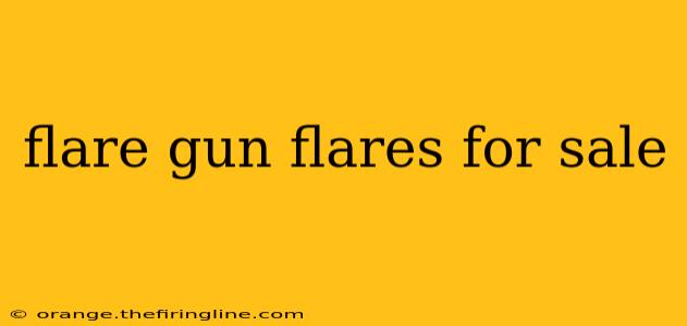 flare gun flares for sale