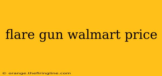 flare gun walmart price