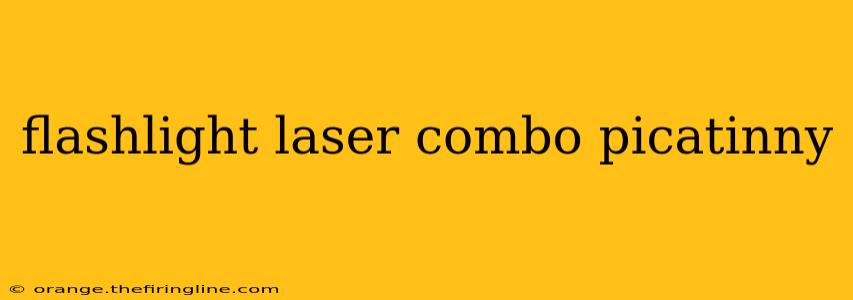 flashlight laser combo picatinny