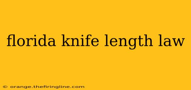 florida knife length law