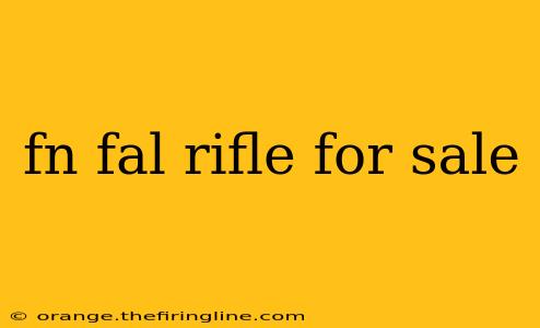 fn fal rifle for sale