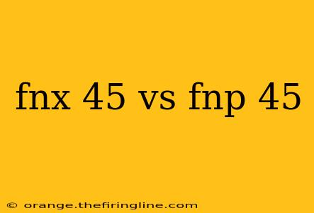 fnx 45 vs fnp 45