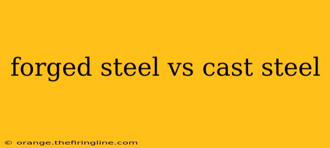 forged steel vs cast steel