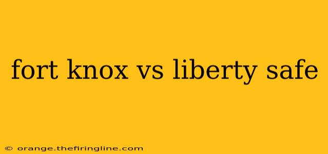 fort knox vs liberty safe