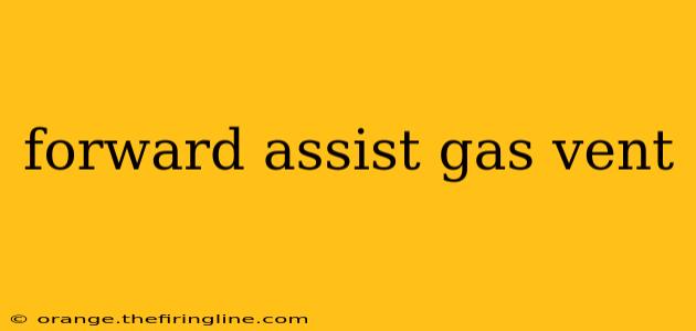 forward assist gas vent