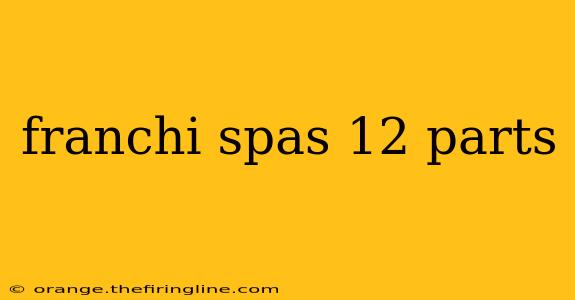 franchi spas 12 parts