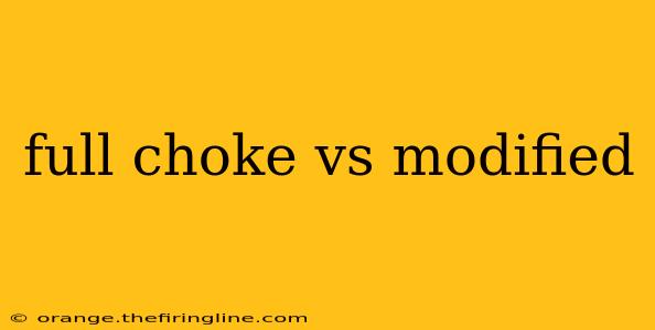 full choke vs modified