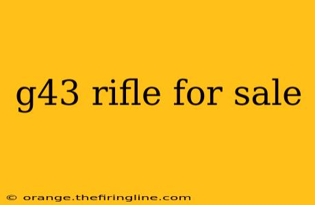 g43 rifle for sale