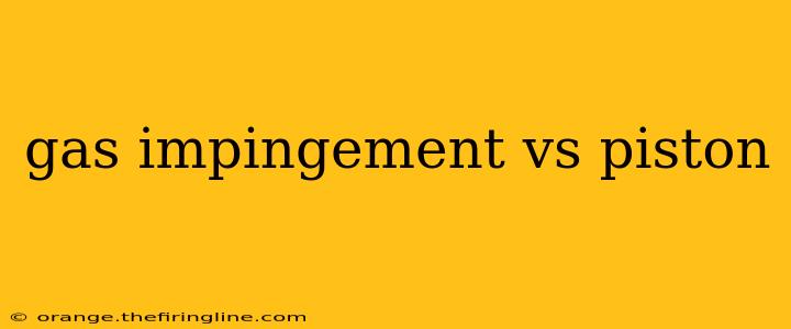 gas impingement vs piston