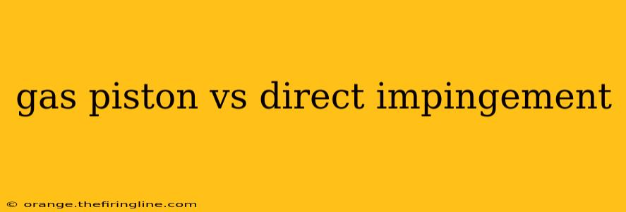 gas piston vs direct impingement