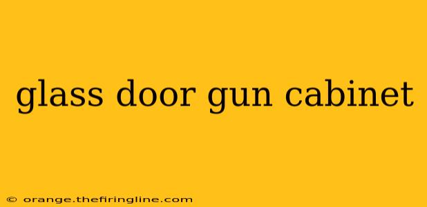 glass door gun cabinet