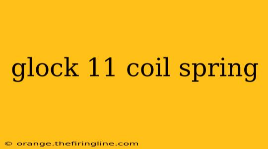 glock 11 coil spring