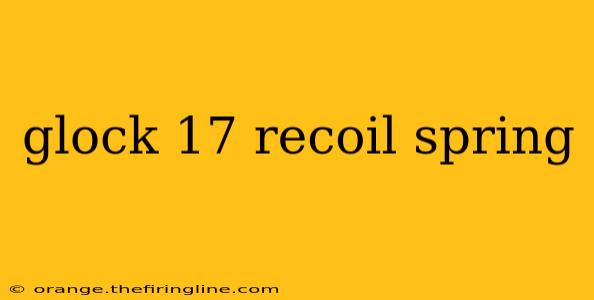 glock 17 recoil spring