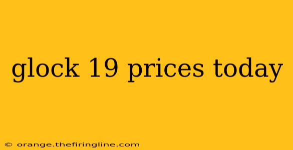 glock 19 prices today