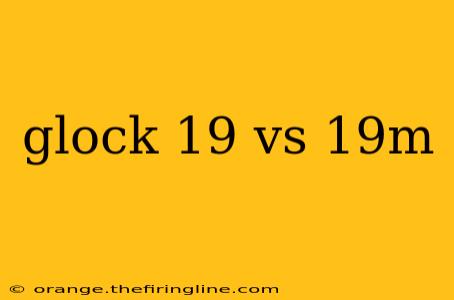 glock 19 vs 19m