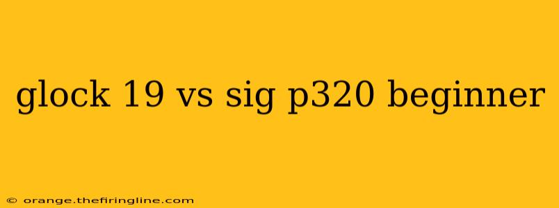 glock 19 vs sig p320 beginner