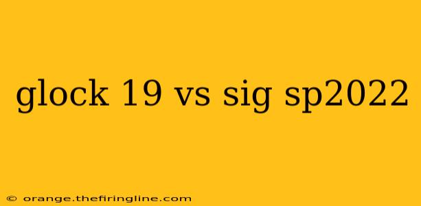 glock 19 vs sig sp2022