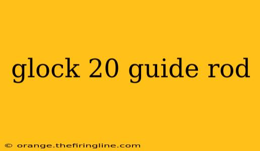 glock 20 guide rod