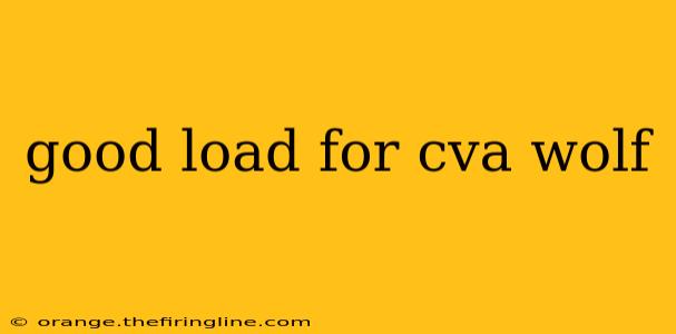 good load for cva wolf