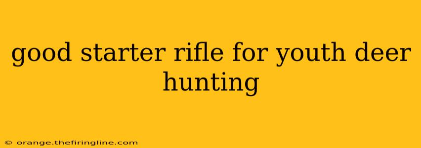 good starter rifle for youth deer hunting