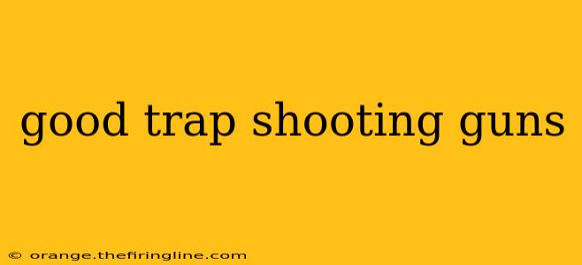 good trap shooting guns