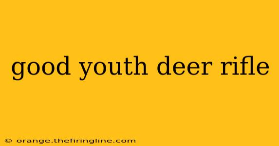 good youth deer rifle