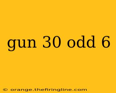 gun 30 odd 6