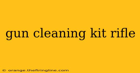 gun cleaning kit rifle