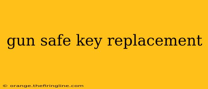 gun safe key replacement