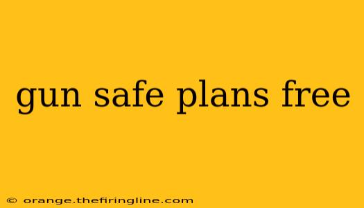 gun safe plans free