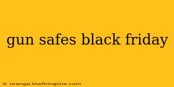 gun safes black friday