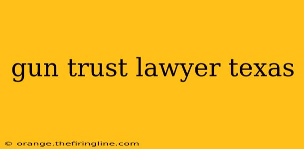 gun trust lawyer texas