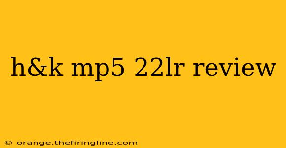 h&k mp5 22lr review