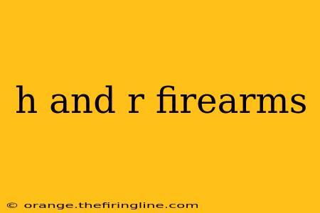 h and r firearms