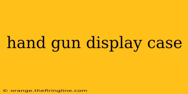 hand gun display case