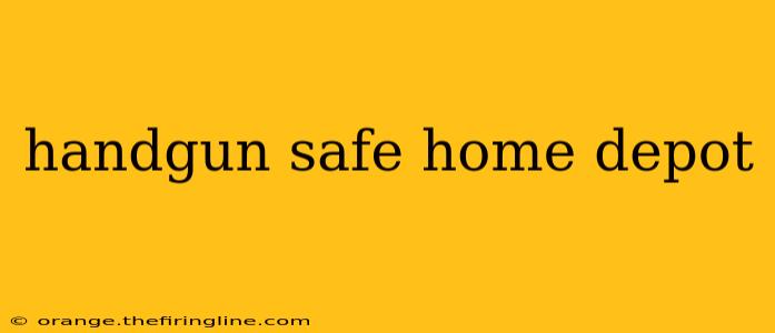 handgun safe home depot