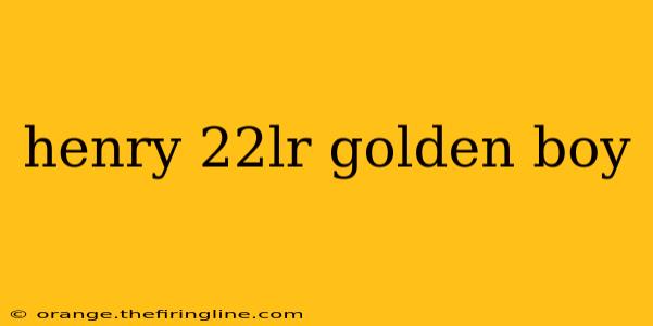 henry 22lr golden boy