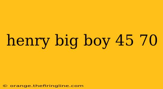 henry big boy 45 70