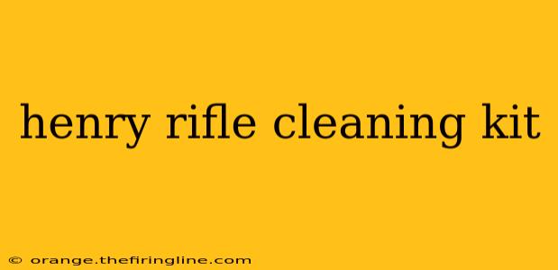 henry rifle cleaning kit